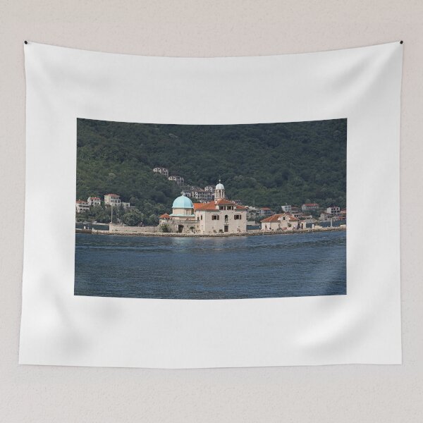 Item preview, Our Lady of the Rocks Perast Bay of Kotor Montenegro landscape designed and sold by goceris.