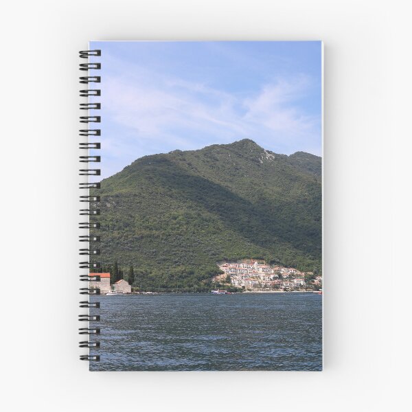 Item preview, Saint George and Our Lady of the Rocks islands landscape Perast Bay of Kotor Montenegro designed and sold by goceris.