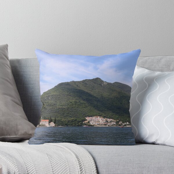 Item preview, Saint George and Our Lady of the Rocks islands landscape Perast Bay of Kotor Montenegro designed and sold by goceris.