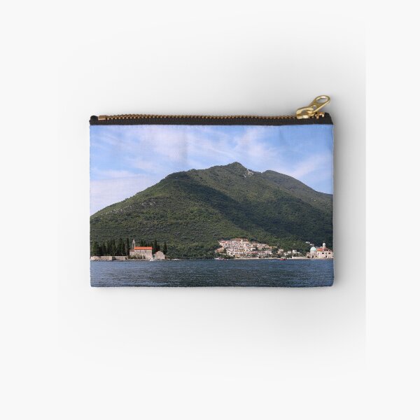 Item preview, Saint George and Our Lady of the Rocks islands landscape Perast Bay of Kotor Montenegro designed and sold by goceris.