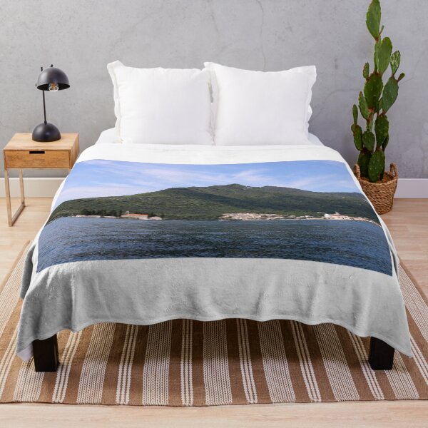 Item preview, Saint George and Our Lady of the Rocks islands landscape Perast Bay of Kotor Montenegro designed and sold by goceris.