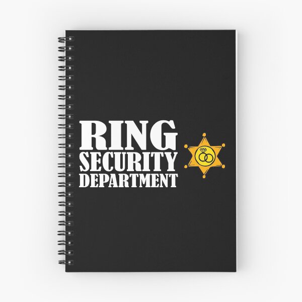 Item preview, Ring Security Department with Sheriff Badge Funny Wedding Supplies  designed and sold by alenaz.