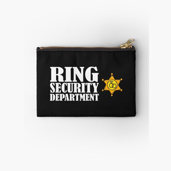Item preview, Ring Security Department with Sheriff Badge Funny Wedding Supplies  designed and sold by alenaz.