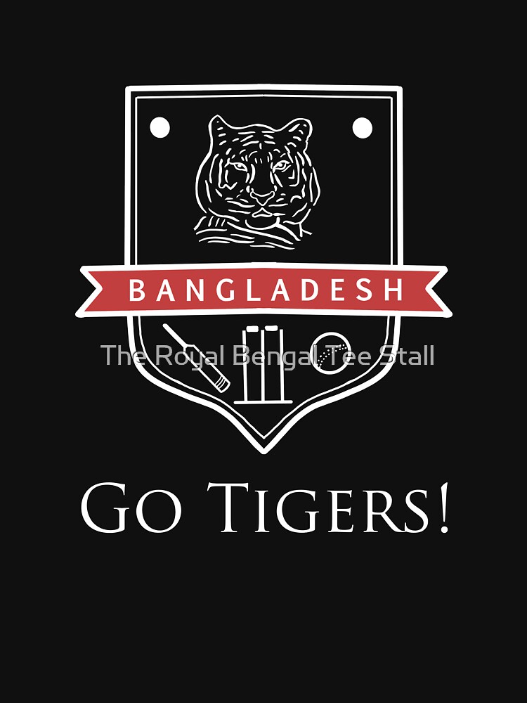 Thumbnail 7 of 7, Classic T-Shirt, Bangladesh Cricket: Go Tigers designed and sold by tareqnh.