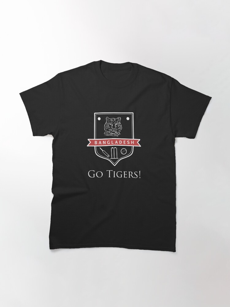 Thumbnail 3 of 7, Classic T-Shirt, Bangladesh Cricket: Go Tigers designed and sold by tareqnh.