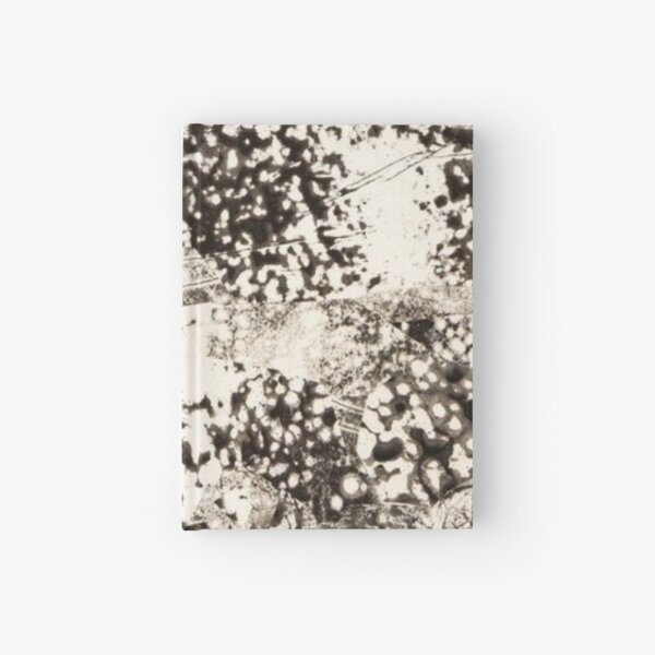#Monochrome #Dirty #Abstract #Stain Pattern Design Rough Art Hardcover Journal