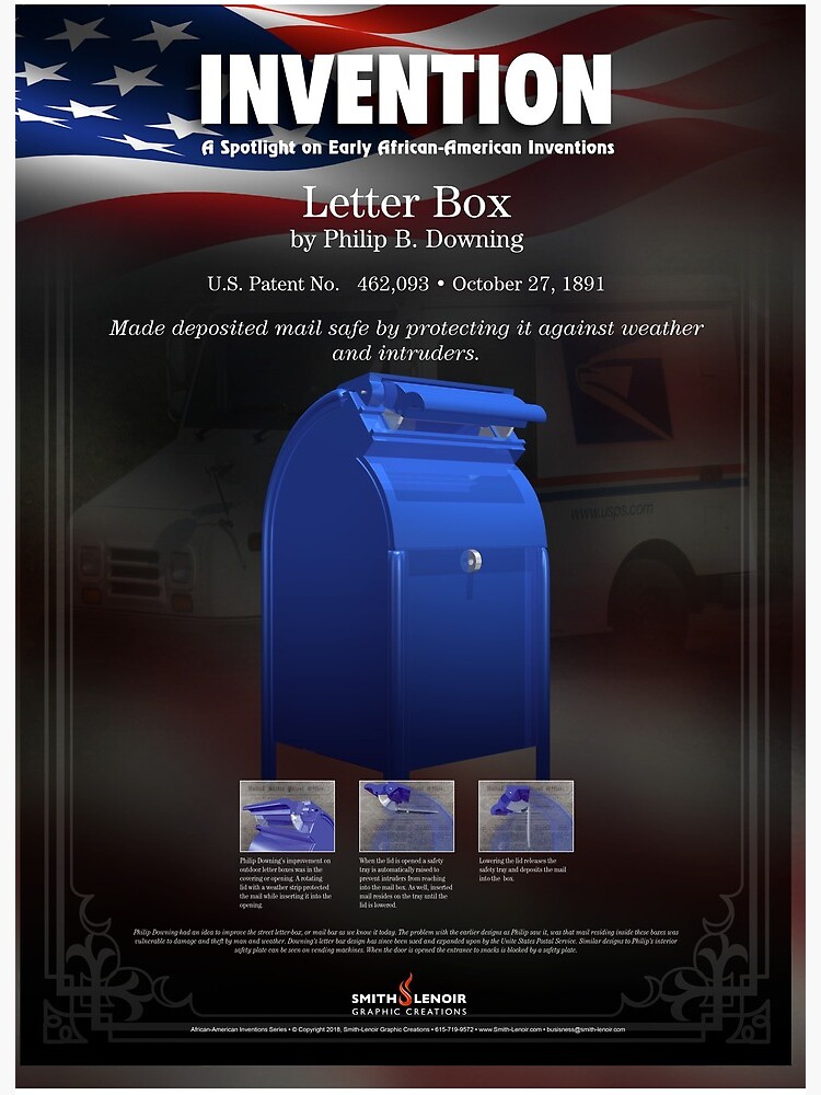 African-American Inventions: Letter Box" Art Board Print for Sale by slgraphicstn | Redbubble