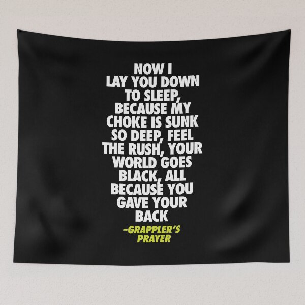 Item preview, Grappler's Prayer BJJ Wrestling designed and sold by BOBSMITHHHHH.