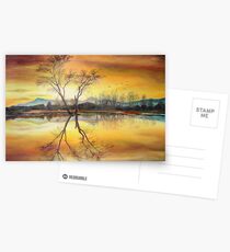 Sunset on the Lake, Alsacia Postcards