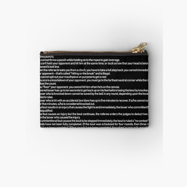 Item preview, Boxing Rules designed and sold by BOBSMITHHHHH.