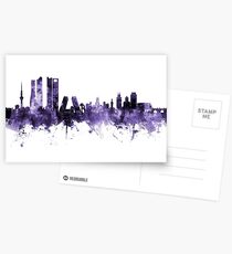 Madrid Spain Skyline Postkarten