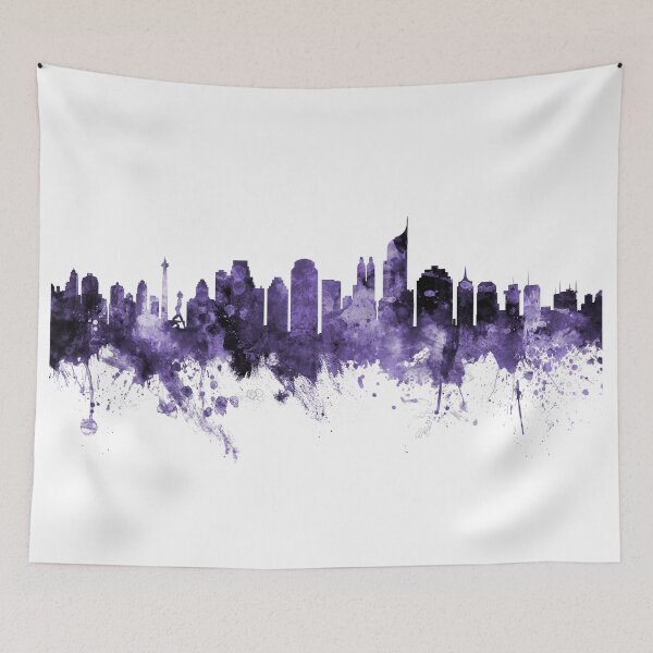 Item preview, Jakarta Skyline Indonesia designed and sold by ArtPrints.