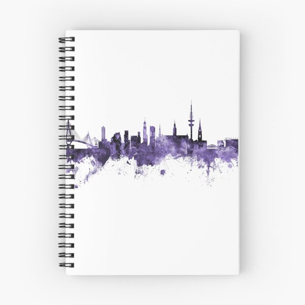 Artikelvorschau, Hamburg Germany Skyline entworfen und verkauft von ArtPrints.