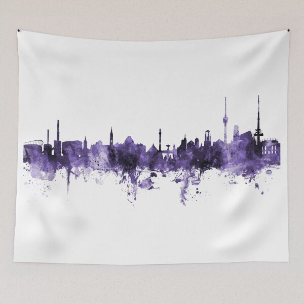 Artikelvorschau, Stuttgart Germany Skyline entworfen und verkauft von ArtPrints.