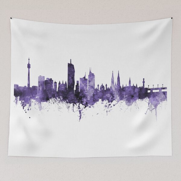Item preview, Vienna Austria Skyline designed and sold by ArtPrints.