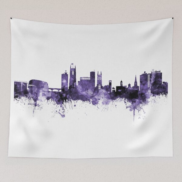 Item preview, Exeter England Skyline designed and sold by ArtPrints.
