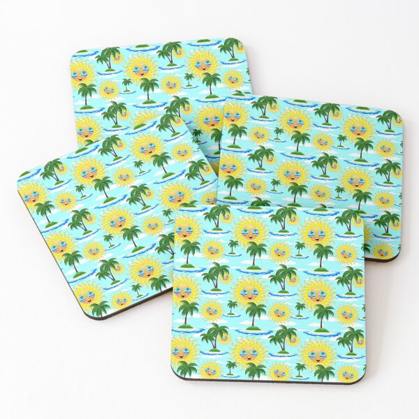Item preview, Happy Summer Sun and Tropical Island designed and sold by BluedarkArt.