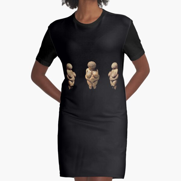 Venus de Willendorf Graphic T-Shirt Dress