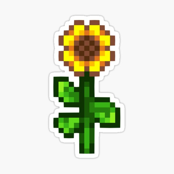 Item preview, Pixel Sunflower designed and sold by danamarie05.
