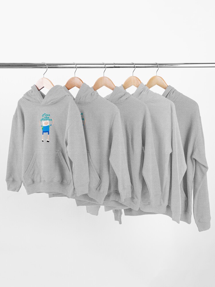 Alternate view of Finn, The Human Kids Pullover Hoodie