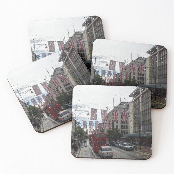 Item preview, Rainy London - Oxford Street Union Jacks designed and sold by Georgia Mizuleva.