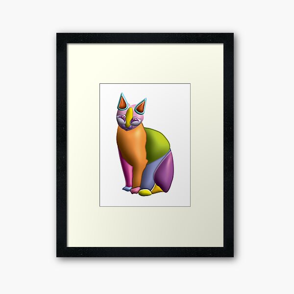 Candy Cat 06 Framed Art Print