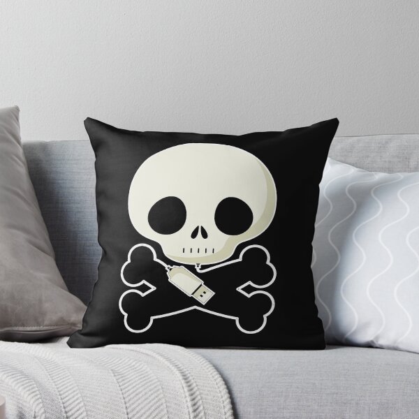Item preview, USB Skull- Sticker designed and sold by cineva1234.