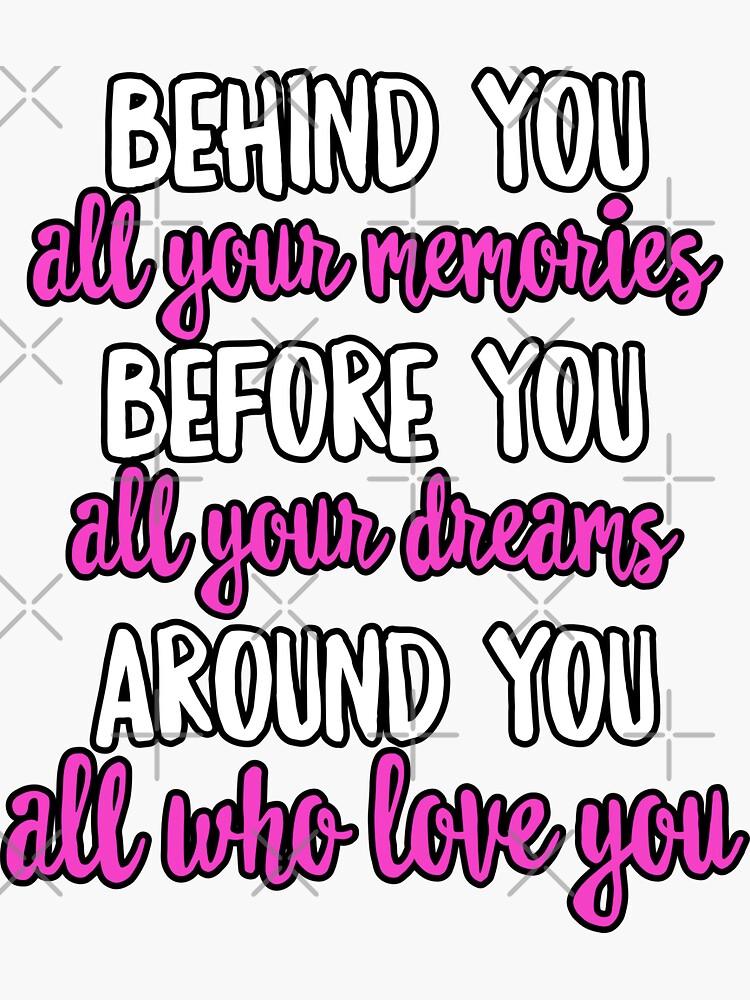 behind-you-all-your-memories-sticker-for-sale-by-adilka-redbubble