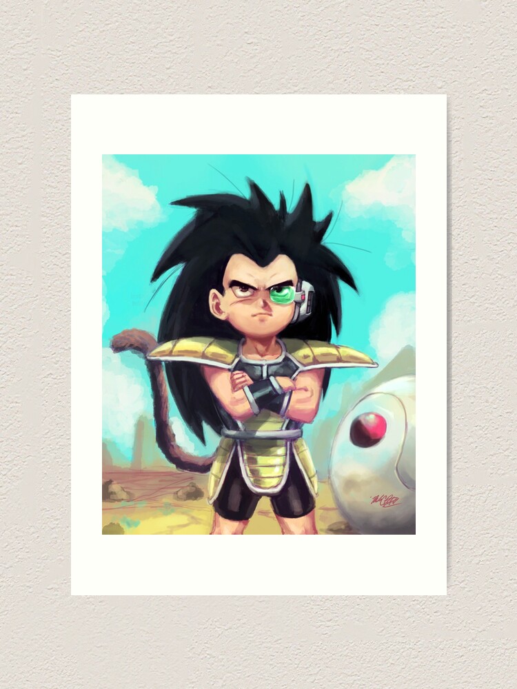 Goku and Raditz Art Board Print by FranFuentesArt