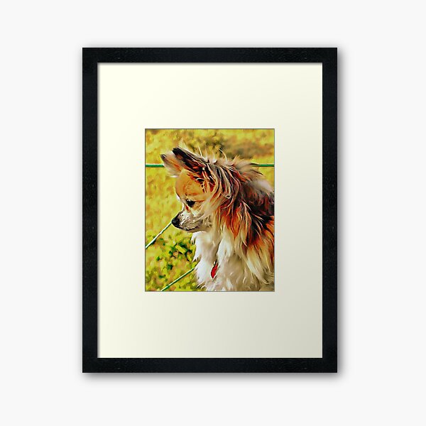 Something Happening Below Mom Framed Art Print