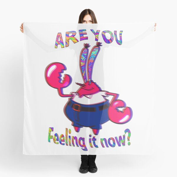 Are you feeling it now Mr Krabs? Scarf