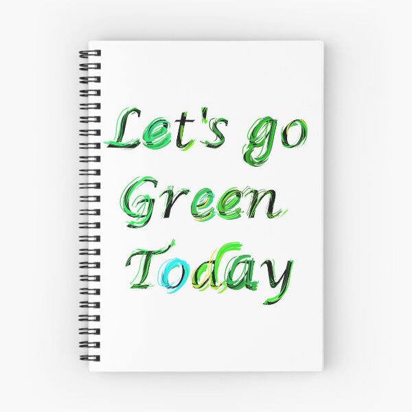 Item preview, let's go green today designed and sold by Snofpix.