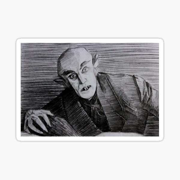 graphite Nosferatu drawing sketch Drawing & Illustration Pencil ...