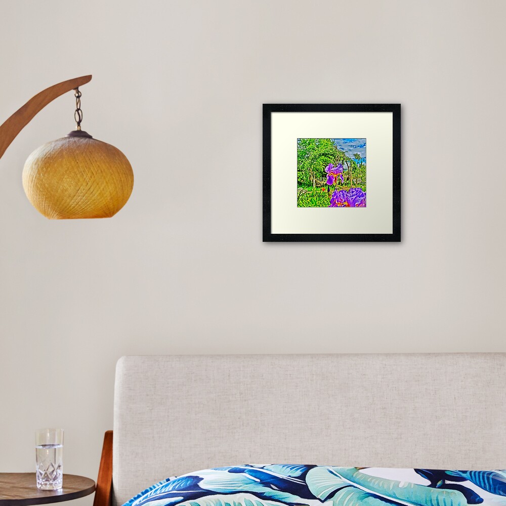 Flight of the Iris Bee, 1 of 4 Framed Art Print