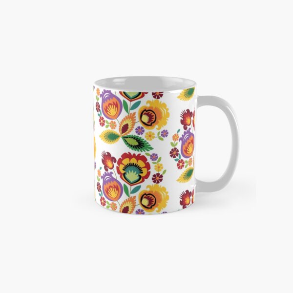 Item preview, Polish Folk Flowers Red designed and sold by Barbara Pixton.