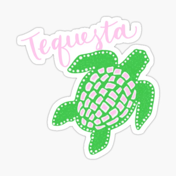 Tequesta Turtle` Sticker