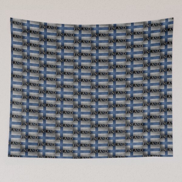 Item preview, Finland Flag - Art Design designed and sold by AndiHK.