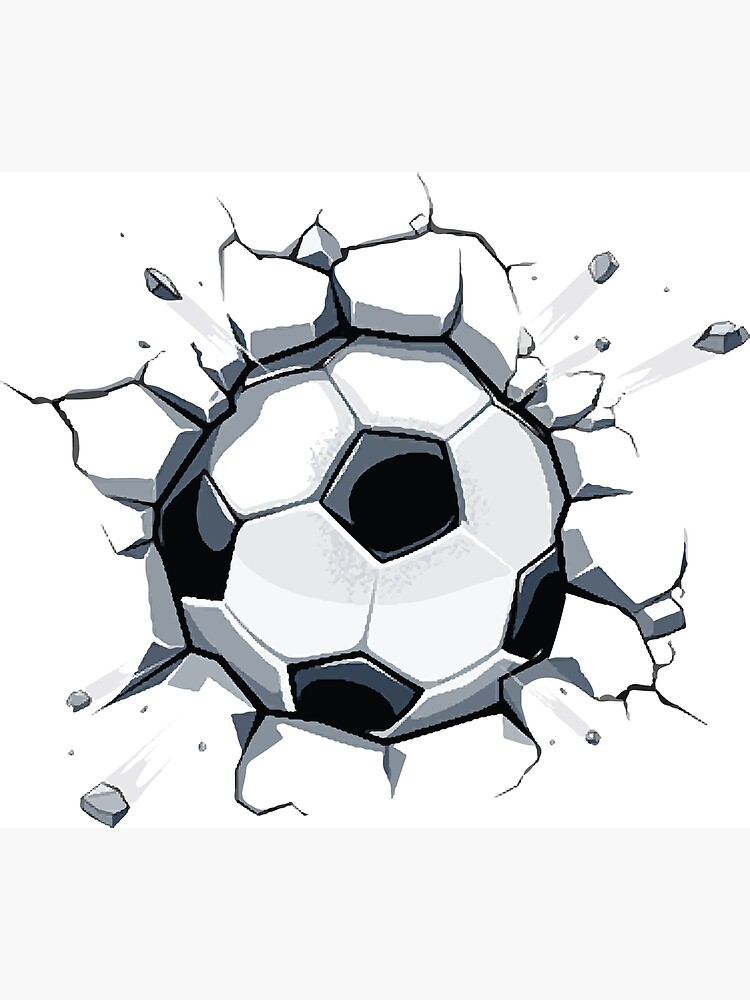 Impression d'art Football Ball Soccer