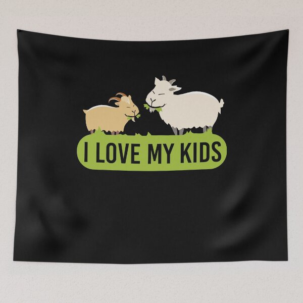 Item preview, I Love My Kids Goat Farmer designed and sold by Basti09.