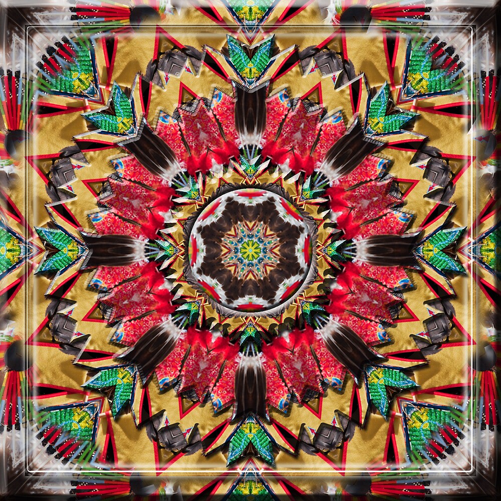 quotNative American Mandala 3quot by Janet Schaefer Redbubble