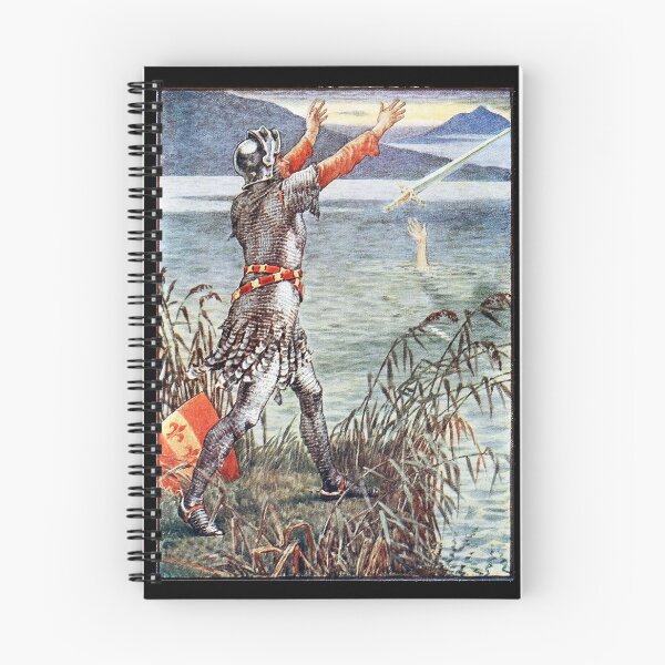 Item preview, Victorian King Arthur & Excalibur Illustration designed and sold by Hoorahville.