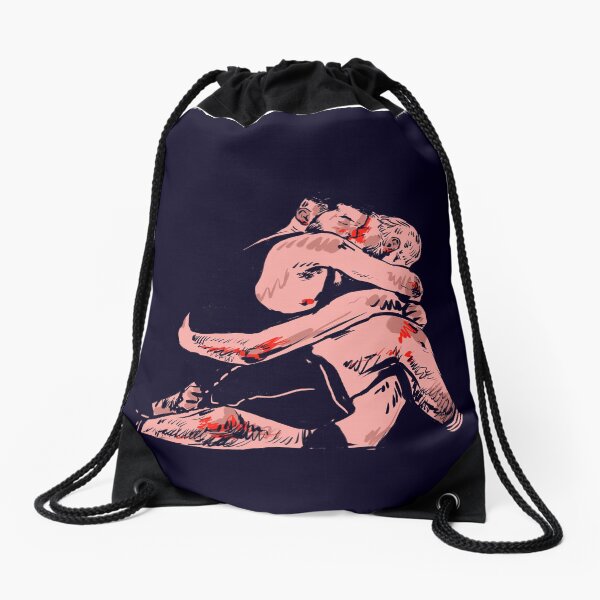 Don't let go Drawstring Bag