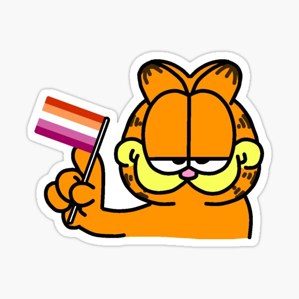 Item preview, garfield loves lesbians designed and sold by decorabones.