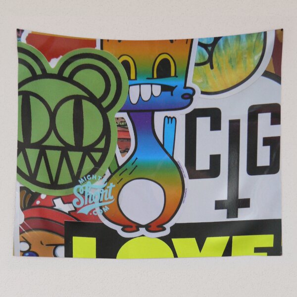 Item preview, Sticker Collage Number Six designed and sold by DRS-Edinburgh.