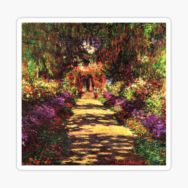 Aperçu de l'œuvre Avenue de Giverny, Claude Monet créée et vendue par fourretout.