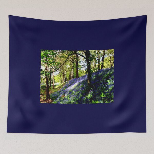 Item preview, Bank of Bluebells designed and sold by Charmiene Maxwell-Batten.