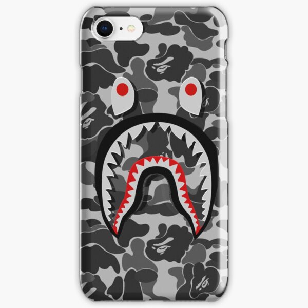 bape shark black army iPhone Snap Case