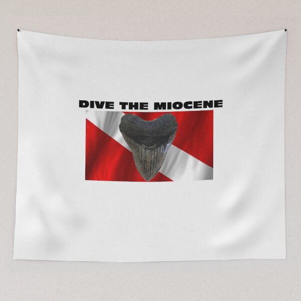 Item preview, Dive the Miocene with Diver Down Flag designed and sold by baybranded.