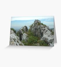 karst mountain Greeting Card