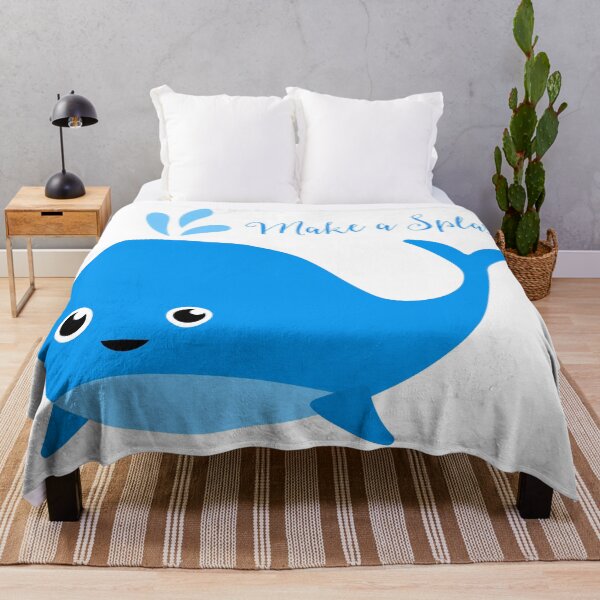 Item preview, Cute Whale Make a Splash designed and sold by AntiqueImages.